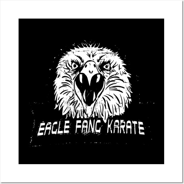 Retro Eagle Fang Karate Wall Art by Dotty42